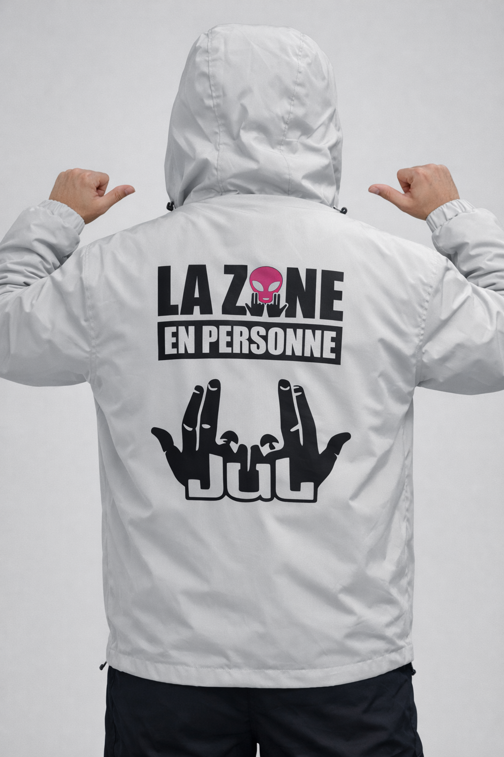 Veste la zone en personne Jul